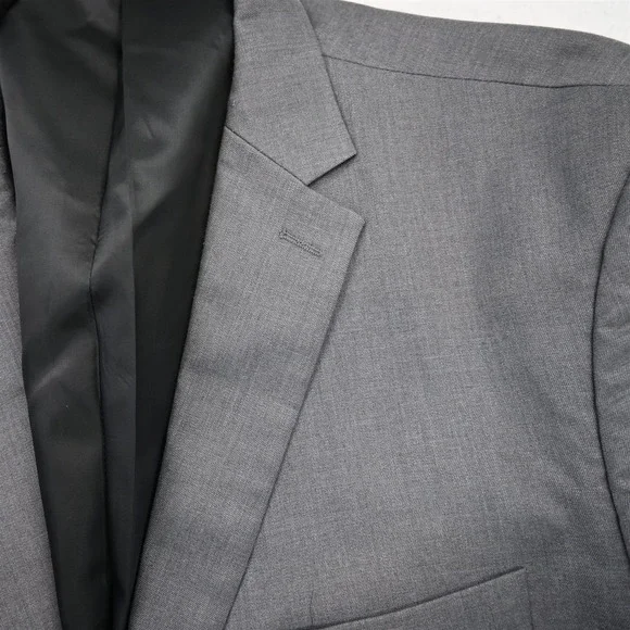 Joseph Abboud 52L Gray Mens Blazer Suit Jacket Sport Coat - Picture 2 of 12